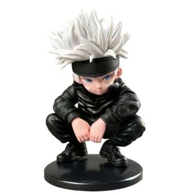 Gojo Satoru Ryomen Sukuna Q version Jujutsu Kaisen Action Figure PVC Gojo Sitting