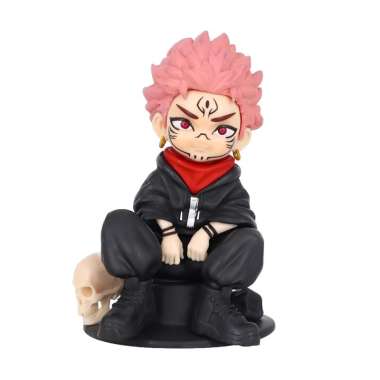 Gojo Satoru Ryomen Sukuna Q version Jujutsu Kaisen Action Figure PVC Sukuna Sitting