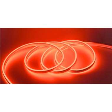 Lampu LED Neon Flex 220V AC Flexible Sign LED Strip Selang NeonFlex 8W 1 Roll/50m Merah