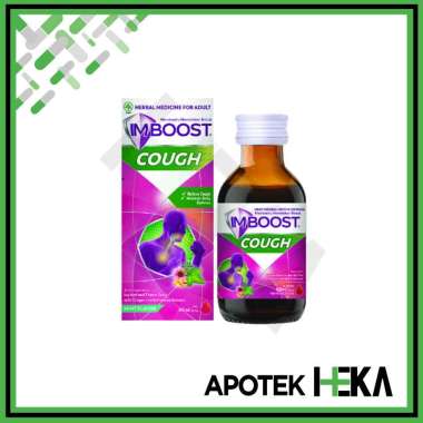 Imboost Cough Dewasa Botol 60 ml - Sirup Herbal Batuk