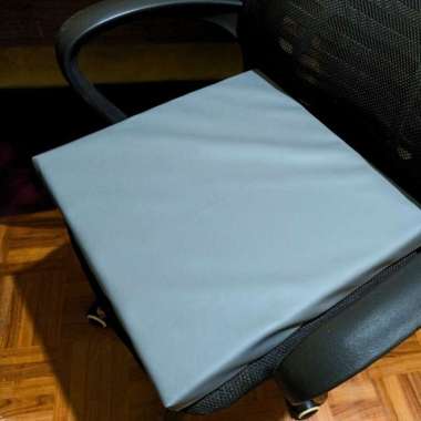 Alas Duduk Kursi Lesehan Tebal 4cm Bantal Duduk Kursi Plastik Napoli LP 40x40cm Abu