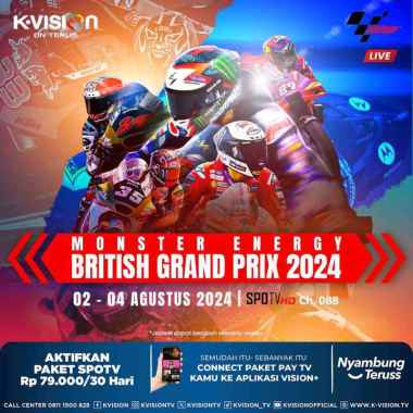 Paket K-VISION SPOTV 30 hari