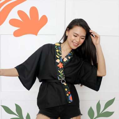 SOVLO Joy Kimono Outer - Outer Wanita New KN