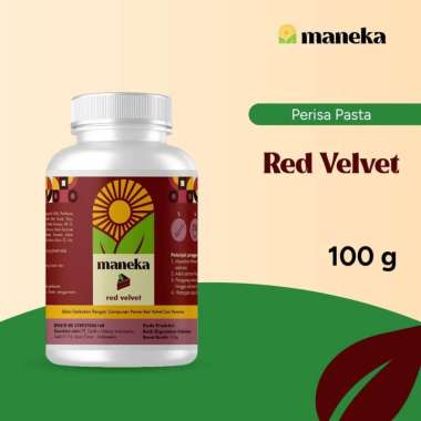 Maneka Perisa Pasta Red Velvet - Aroma Perasa dan Pewarna Makanan Rasa Red Velvet 100 ML
