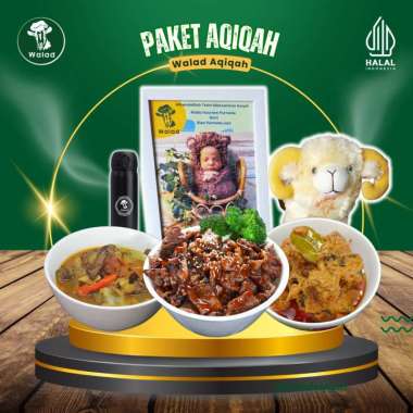 Walad Aqiqah | Paket Aqiqah Masak Saja | JABODETABEK & Bandung Raya Hewan Betina | 80 Box