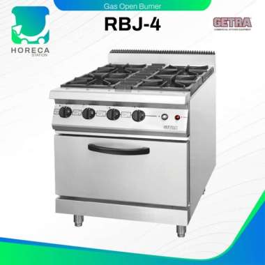 Getra Gas Open Burner With Oven Rbj-4 / Rbj 4 / Rbj4 Multicolor