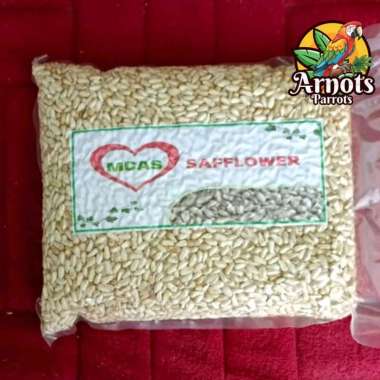 SAFFLOWER SEED PAKAN BURUNG PARROT CONURE FALK MONK