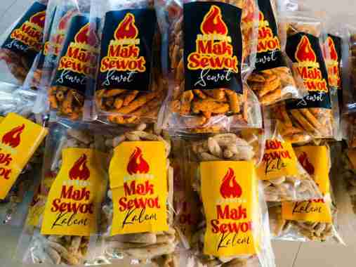 Cemilan Basreng Pedas dan Ori Kemasan 100 gr Pedas