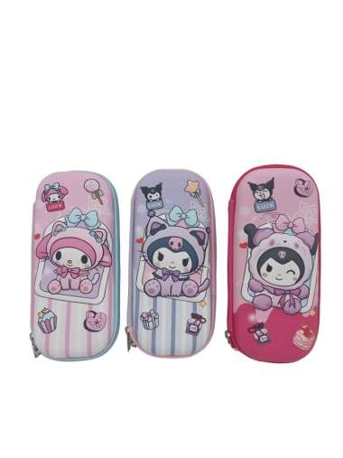 GBS Pensil Case Karakter/Kotak Pensil Anak ungu