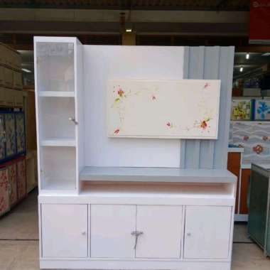 meja tv bufet tv backdrop tv bupet tv