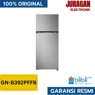 LG Kulkas GN-B392PFFB 2 Pintu 395L With Smart Inverter Compressor