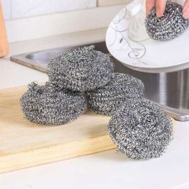 SIKAT PANCI KAWAT STAINLESS 35GR / SIKAT BESI SABUT KAWAT SIKAT CUCI PIRING WAJAN