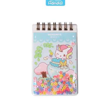 Mokonya Memo Glitter 2450-4612 / Buku Memo / Notes / Buku Karakter / Adinata