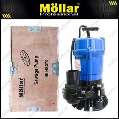 MOLLAR HS370 Submersible Sewage Pump 2" Pompa Celup Sirkulasi Air Kotor