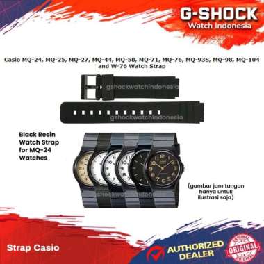 Tali Strap Casio MQ-24 MQ24 MQ-104 MQ104 MQ 24 Band Watch Original