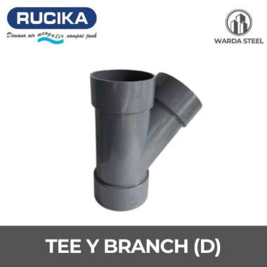 Y Branch D 2" x 2" PVC RUCIKA 45 Derajat - Tee T Te TY 2 Inch
