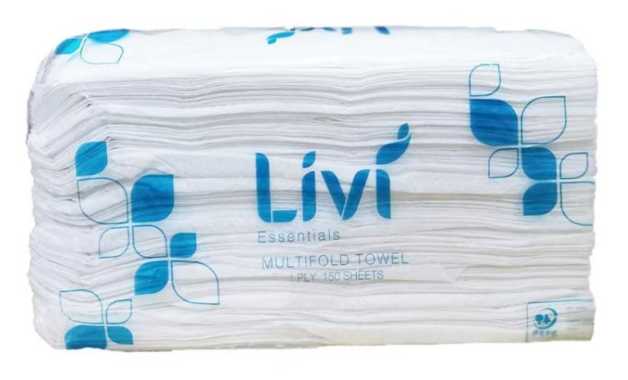 Tissue Livi Essential Multifold 150 Sheets / Livi Evo Premium Multifold/ Hand Towel