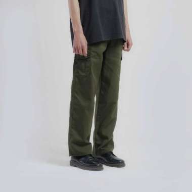 Hammerstout Celana Cargo Olive Delp Olive Cargo Pants - 28 30