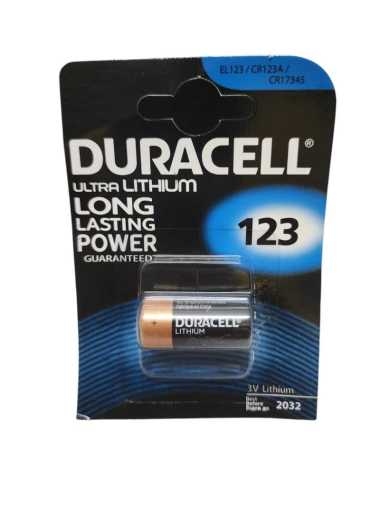 Baterai Duracell CR123A 3V CR17345/EL123