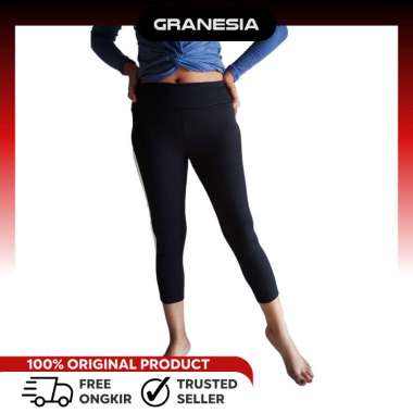 Forever 21 List Capri Legging – F210026|Celana Olahraga Yoga Wanita S