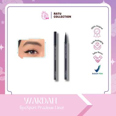 WARDAH Eyexpert Perfect Precision Liner Eyeliner Waterproof -Eye Liner Spidol Tahan Air