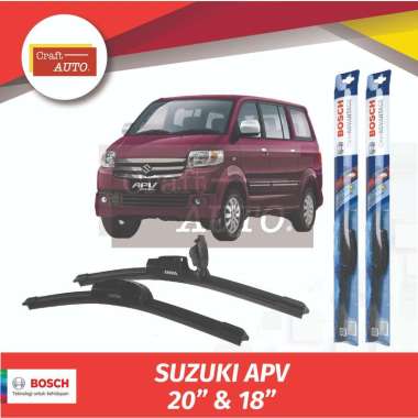 Wiper Frameless Suzuki APV Sepasang Bosch