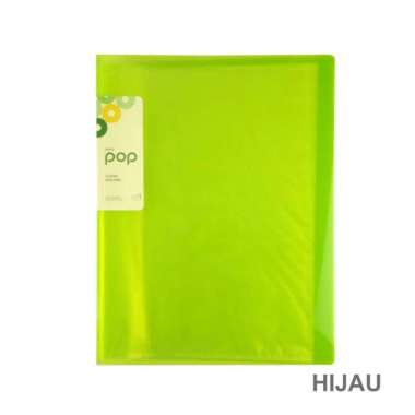Document Keeper Clear Holder Map File Dokumen File Popular Daiichi DPO Hijau - A4