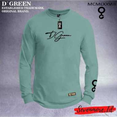 D`GREEN Tshirt Lengan Panjang Original Pria Wanita Motif SIMPEL / Kaos Greenlight Original / Baju Ka