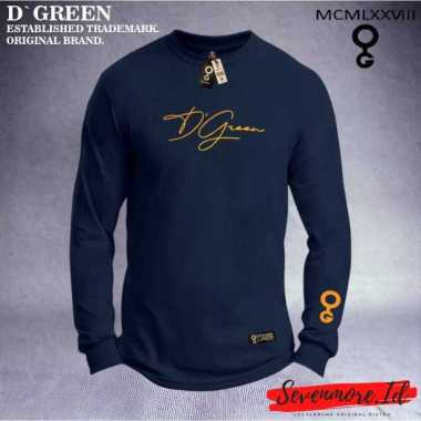 D`GREEN Tshirt Lengan Panjang Original Pria Wanita Motif SIMPEL / Kaos Greenlight Original / Baju Ka
