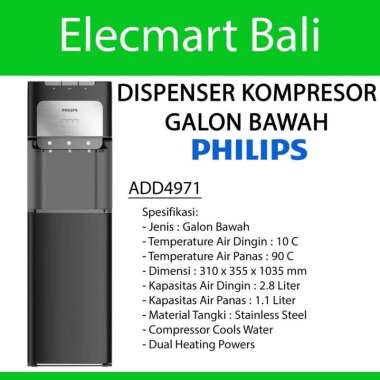 Dispenser Galon Bawah Kompresor Philips BLACK ADD4971