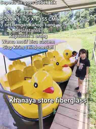 Perahu bebek danau,bebekan fiberglas,sepeda air bebek murah,bebek gowes tangerang termura