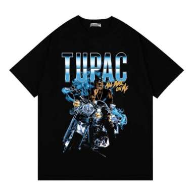 KAOS VINTAGE KAOS VINTAGE TUPAC/ KAOS HIPHOP UNISEX , Pria & Wanita Bahan Cotton Combed 24'S Tebal A