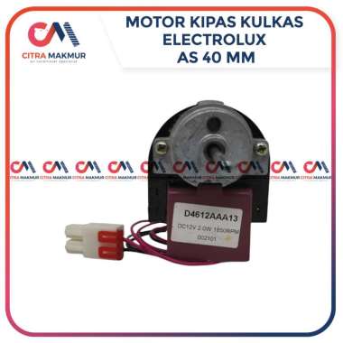 Dinamo Fan Kulkas Electrolux D4612AAA13 Motor Kipas Evaporator Showcase Defrost as 3 mm Panjang 4 cm