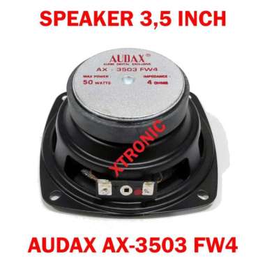 Speaker 3,5inch AX 3503 FW4 Speaker Audax AX3503 FW4 Woofer 3.5 inch