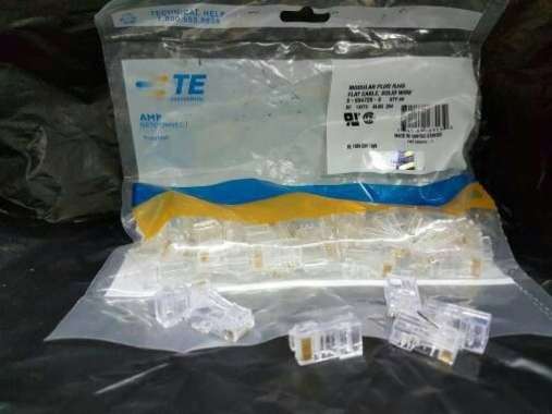 RJ45 AMP COMMSCOPE CAT5E / KONECTOR RJ45 AMP CAT 5E COMMSCOPE