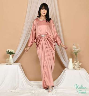 Dress Panjang Azaria rosegold blush