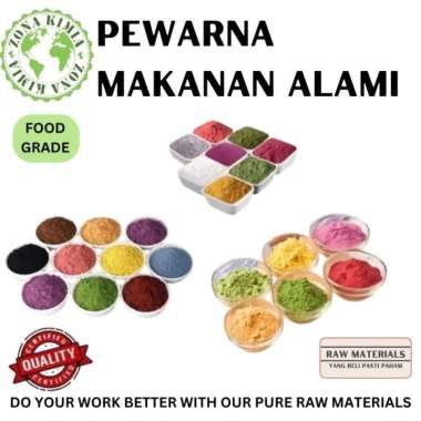 10gr Bubuk Pewarna Makanan Alami / Organik Pure Colouring Natural Powder Food Grade / Pewarna Makana