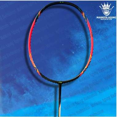 RAKET BADMINTON BULUTANGKIS LINING HALBERTEC MOTOR ORIGINAL 3U 4U 5U Raket +cover 5U Neon pink