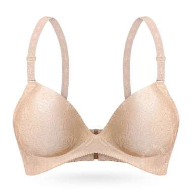 Wimiu BH Seamless Bra Seamless Bra Woman Women Tanpa Kawat Busa Sedang Beha Be Ha Bra 129 CREAM 32