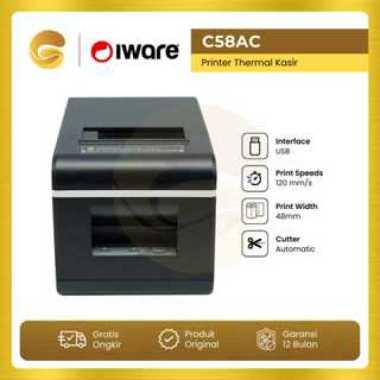 Printer Thermal iware 58MM C58AC Auto Cutter