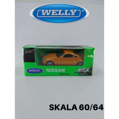 Diecast Welly Nex Skala 60 Nissan 350Z Orange