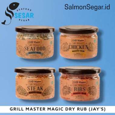 Jays Grill Master Magic Dry Rub : STEAK / SEAFOOD / RIBS Steak Rub