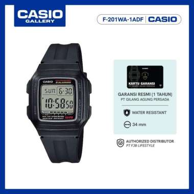 Casio Original F-201WA-1ADF Jam Tangan Pria Digital