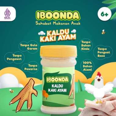 IBOONDA By Bumbu Bunda Elia Kaldu MPASI Bubuk - Kaldu MPASI Non MSG 75gr Kaldu Kaki Ayam