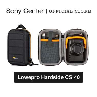 Sony Center Jakarta - Lowepro Hardside CS 40 Compact Camera Case CS40 Original - Black