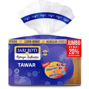 Sari Roti Tawar Jumbo 555 g