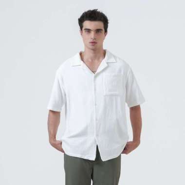 CELCIUS Kemeja Waffle Texture I31000301C Putih L
