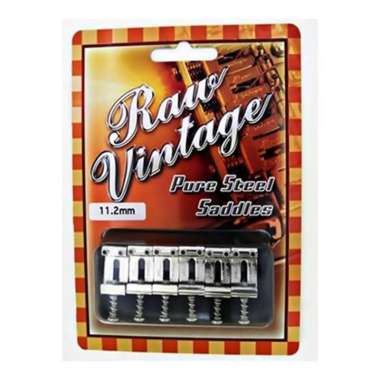 Raw Vintage RVS-112 Pure Steel Saddles (Fender type)