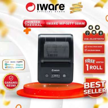PRINTER THERMAL BLUETOOTH IWARE MP-58TT USB