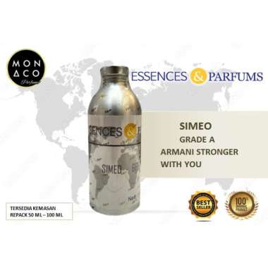 SIMEO INSPIRED ARMANYY STR0NGER WITH U - GRADE A BY ESSENCES & PARFUMS - ASLI 100% 100 ML